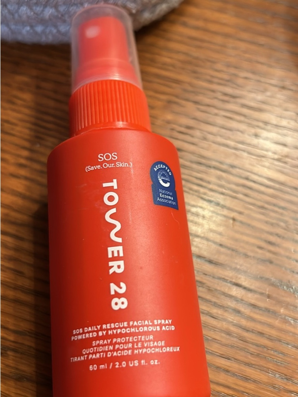 3 new Tower 28 SOS Daily Rescue Facial Spray — red